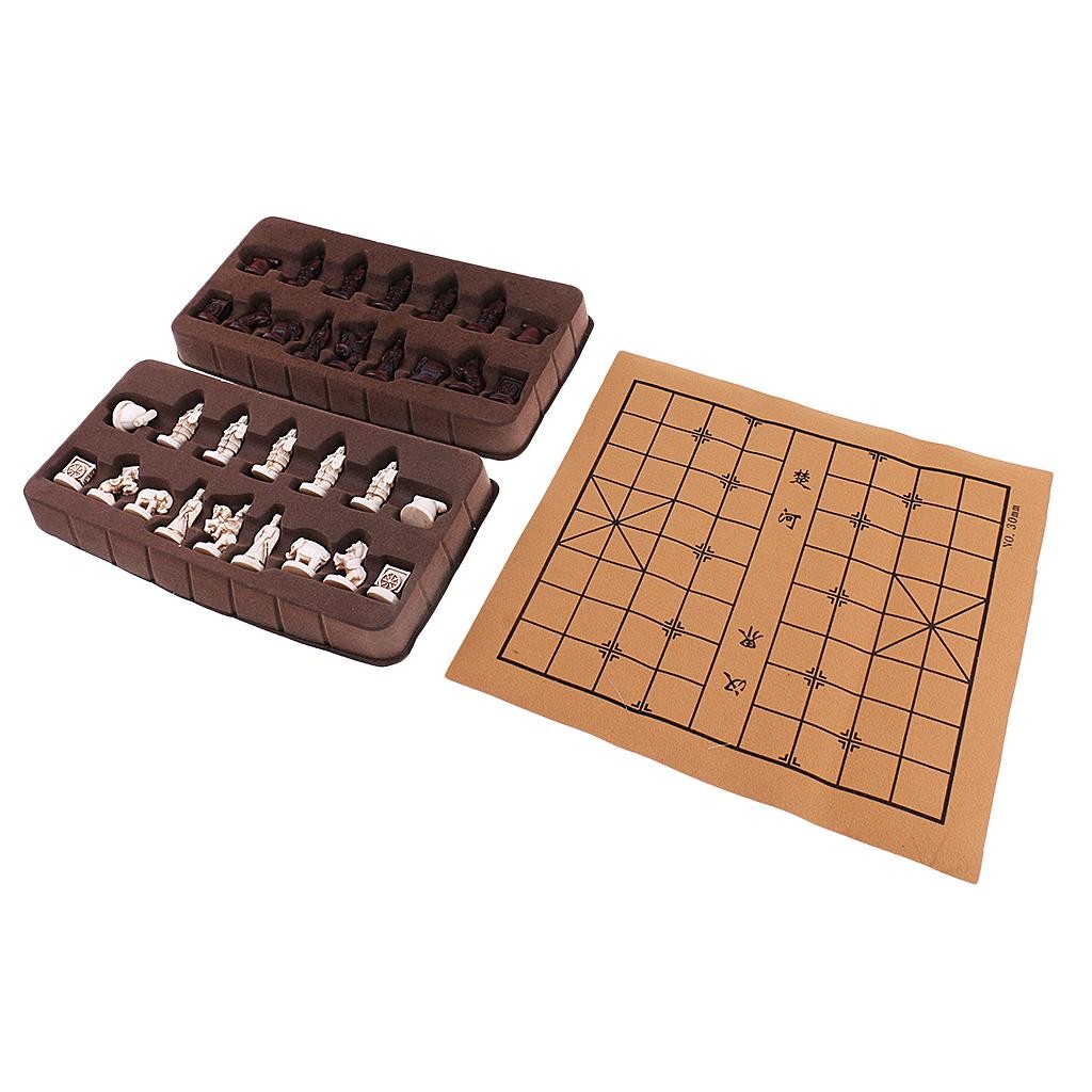 Chess Pieces Xiangqi Set Family Child Educational Games Fine
