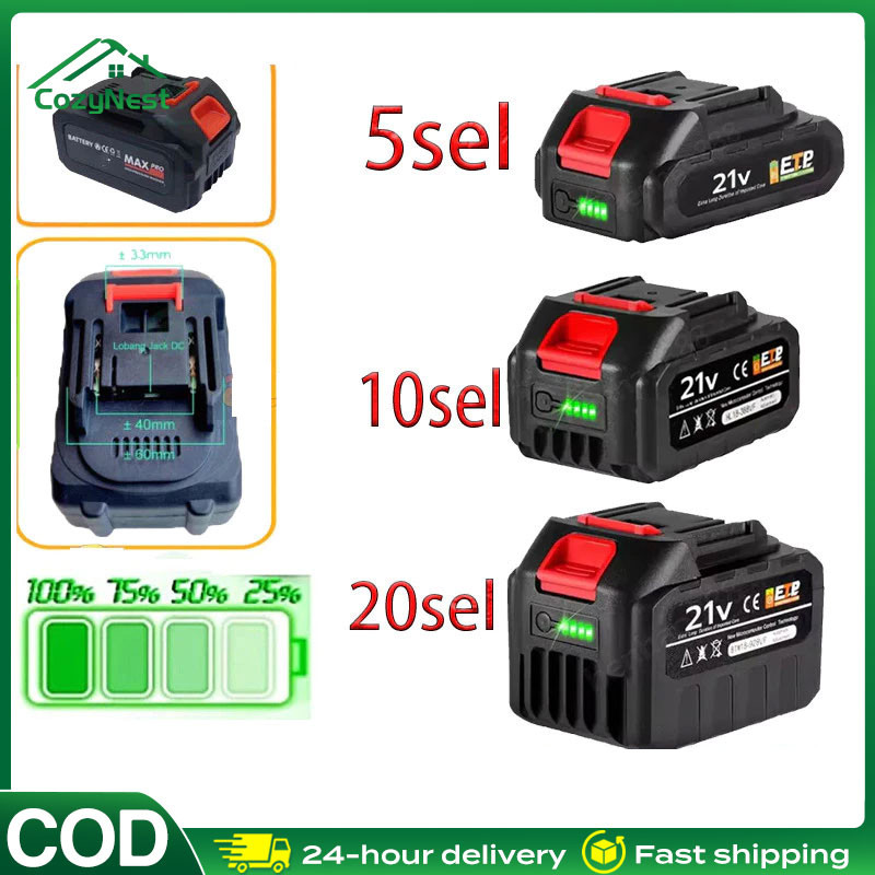 Baterai Impact Baterai Bor 21V/48V For MAKITA battery 6.0Ah for Electric drill/electric wrench/lithi