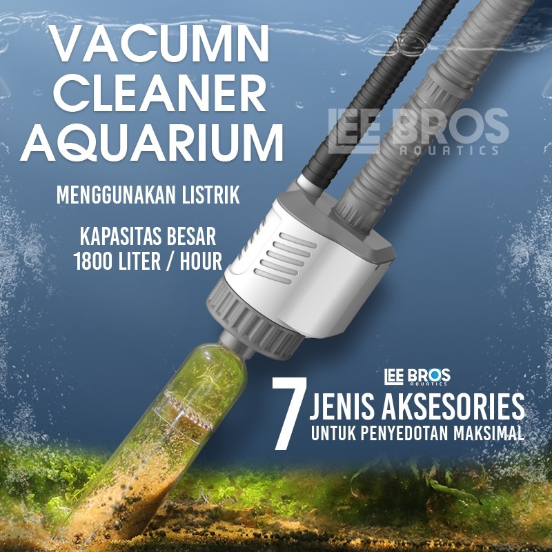 Vacuum Aquarium dan Kolam / Siphon Gravel Aquascape / Electric Vacumn