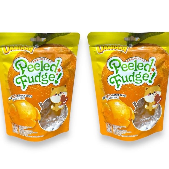 [Promo] PERMEN BUAH LUNAK dapat 2 bungkus -  bisa dikupas - 2 bungkus jeruk