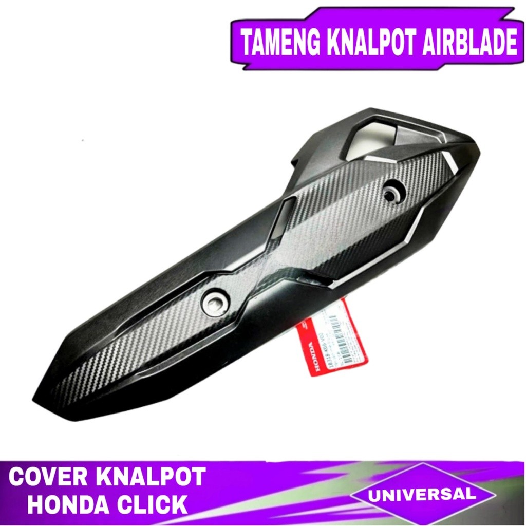 TUTUP TAMENG COVER KNALPOT AIRBLADE VIETNAM CARBON MOTIF NEW COVER TUTUP TAMENG KNALPOT VARIO SCOOPY