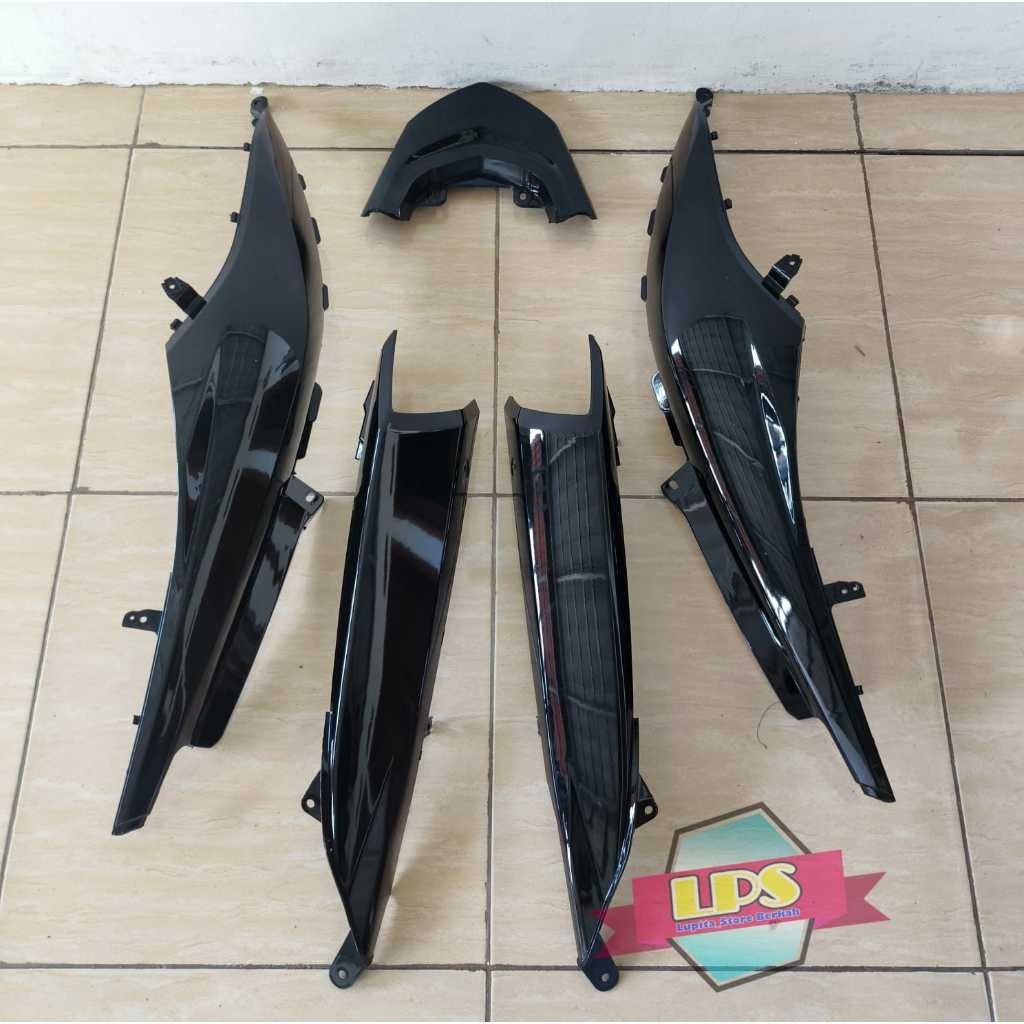 Cover Body Samping Full set Mio Soul GT 115 Hitam