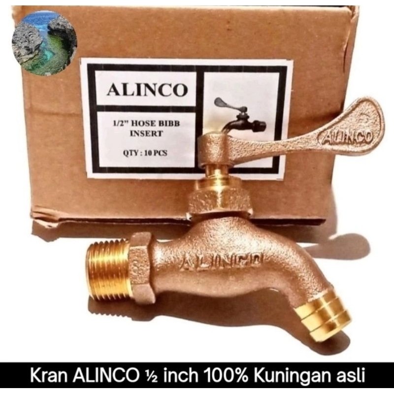 Kran Air Kuningan 1/2 inch ALINCO Keran Kuningan Asli Original Alinco