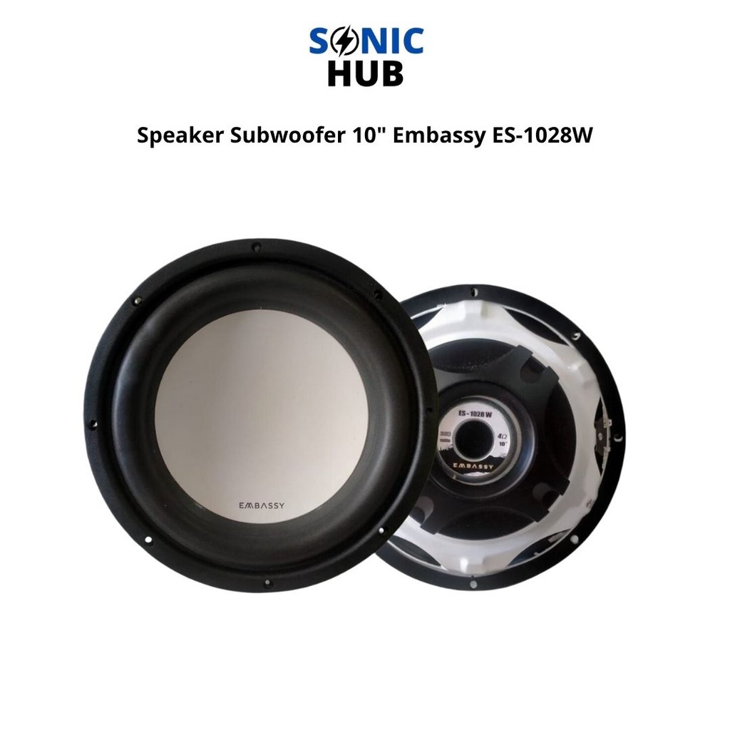 speaker subwoofer 10 inch embassy es 1028w