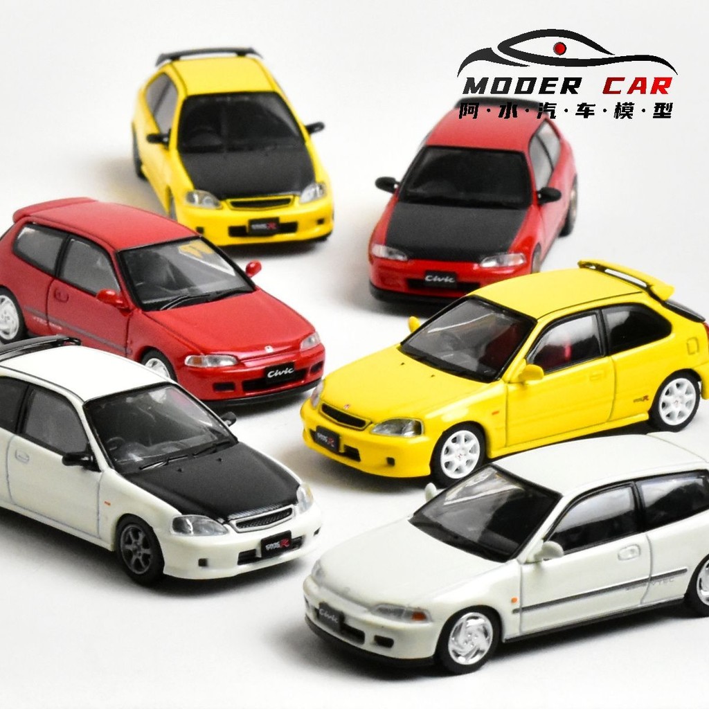 HOBBY JAPAN 1:64 Civic EG6 Type-R EK9 JDM Diecast Model Car