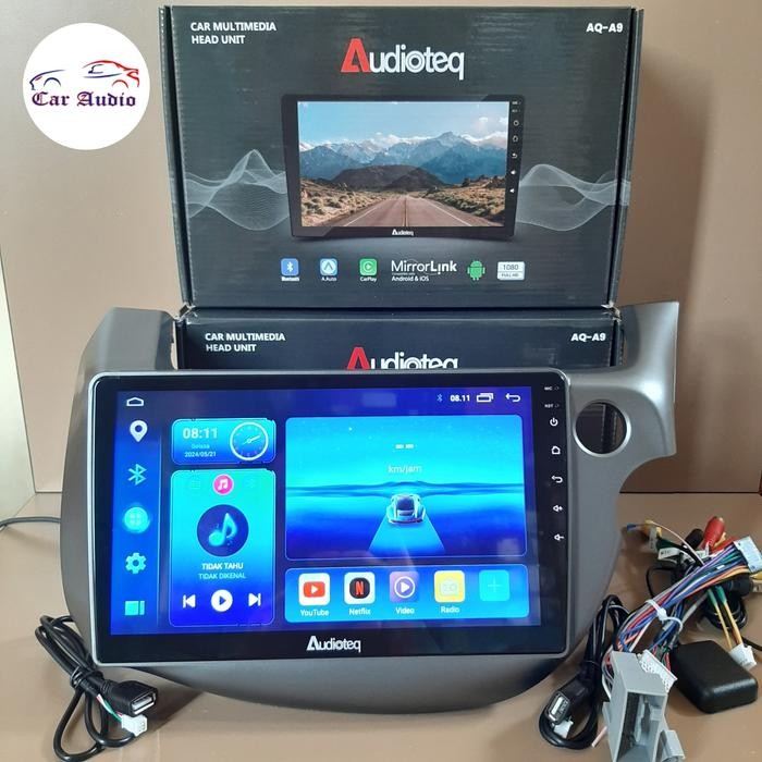 Frame Head Unit 10" Honda Jazz All New Jazz Head Unit Android 10" CVJA