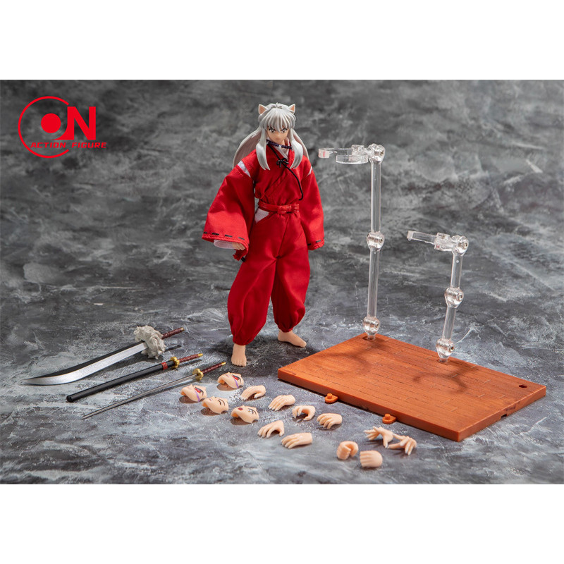 In Stock Anime-land Dasin/Great Toys/GT Inuyasha 1/12 Scale 16cm/6 Inch SHF/S.H.F PVC Action Figure 