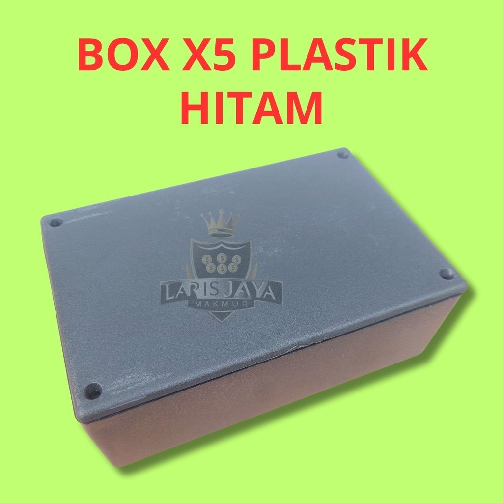 Kotak Casing X5  Box Hitam untuk Rakit Elektronik
