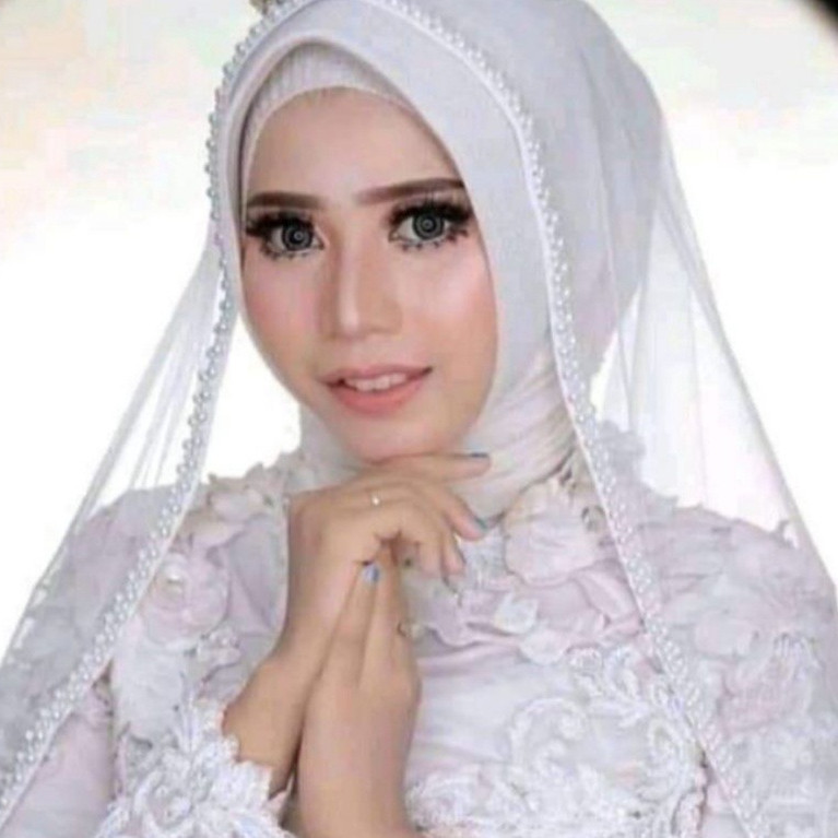 SELAYER PENGANTIN VAILE JILBAB PENGANTIN MUSLIM/Slayer akad/Slayer veil mutiara/Slayer pengantin/hij