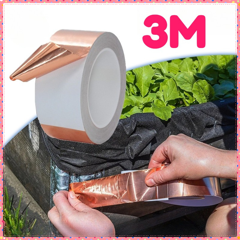 1roll Conductive Copper Tape Tembaga Foil Tape Isolasi Copper Foil Tape Tape Tembaga PCB EMI 3M