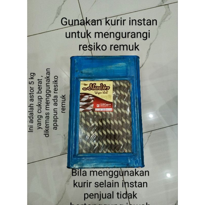 Astor Aladin Blek 5kg Kaleng Biru/Putih