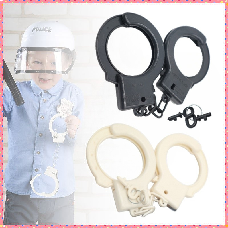 Handcuffs Borgol Tangan Mainan Prank Stainless Steel /Mainan Borgol Anak Handcuffs / Mainan Borgol P