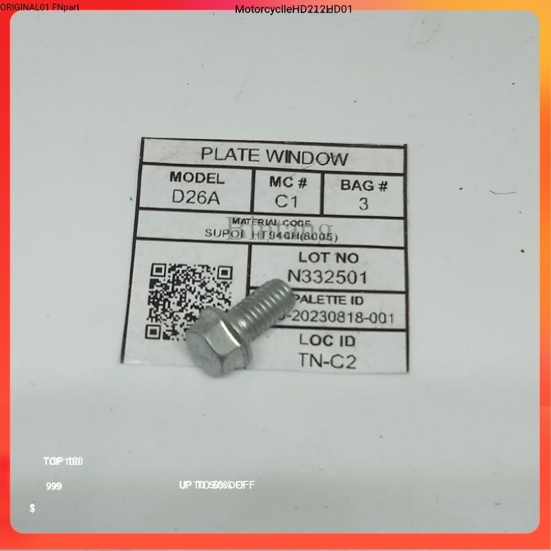 Baut 10 m6x12 kunci 8 baut  ORIGINAL panjang 1,2 cm TOYOTA OTOMOTIF $ Motorcycle 01