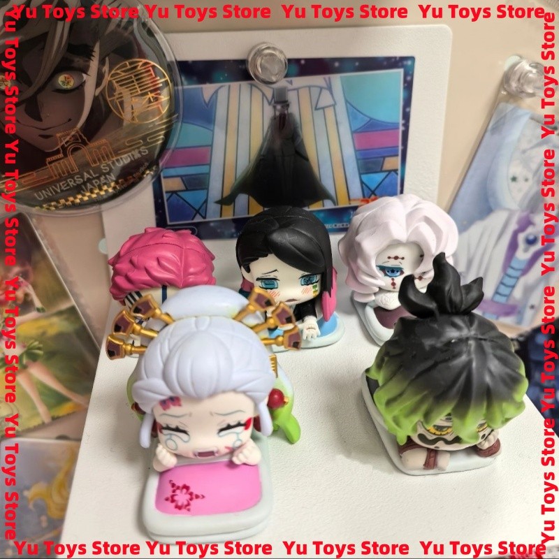 In Stock Demon Slayer Gashapon Toys Stasto Q Version 10 Akaza Daki Giyuutarou Rui Enmu Anime Figure 