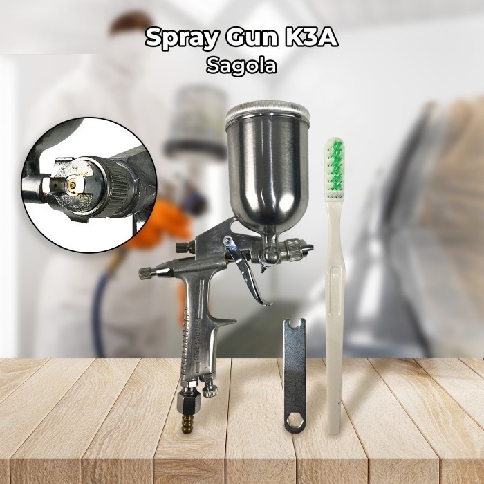 Spray Gun k3 Sagola IWT K3B Tabung Atas 200cc Spray Gun K3 Sagola IWT