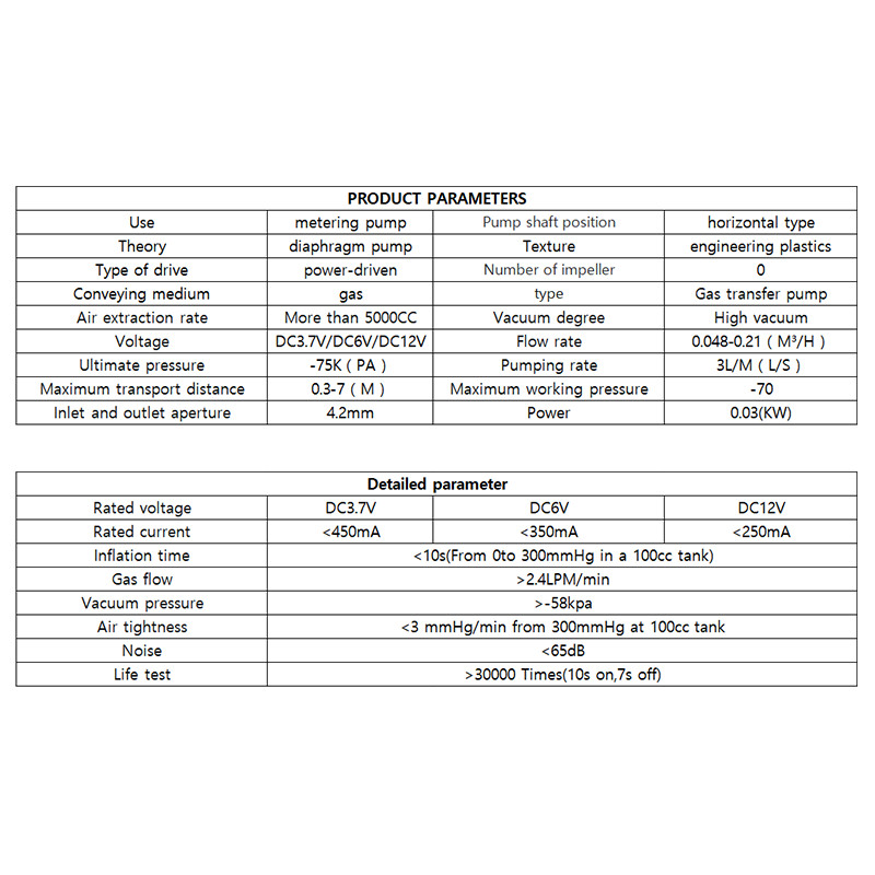 Mini Air Pump 370 Vacuum pump Household electric suction pump Vacuum pump bag suction pump miniature