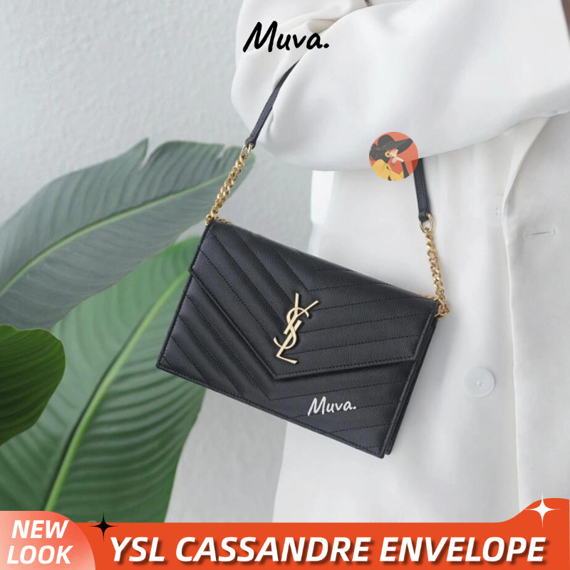 Tas wanita YSL Yves Saint Laurent CASSANDRE Woc Women/Shoulder Bag