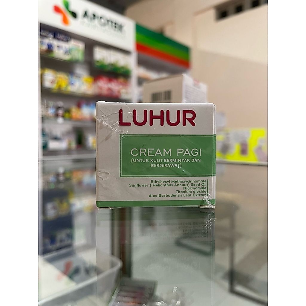 LUHUR Cream Pagi (skincare) Perawatan Kulit