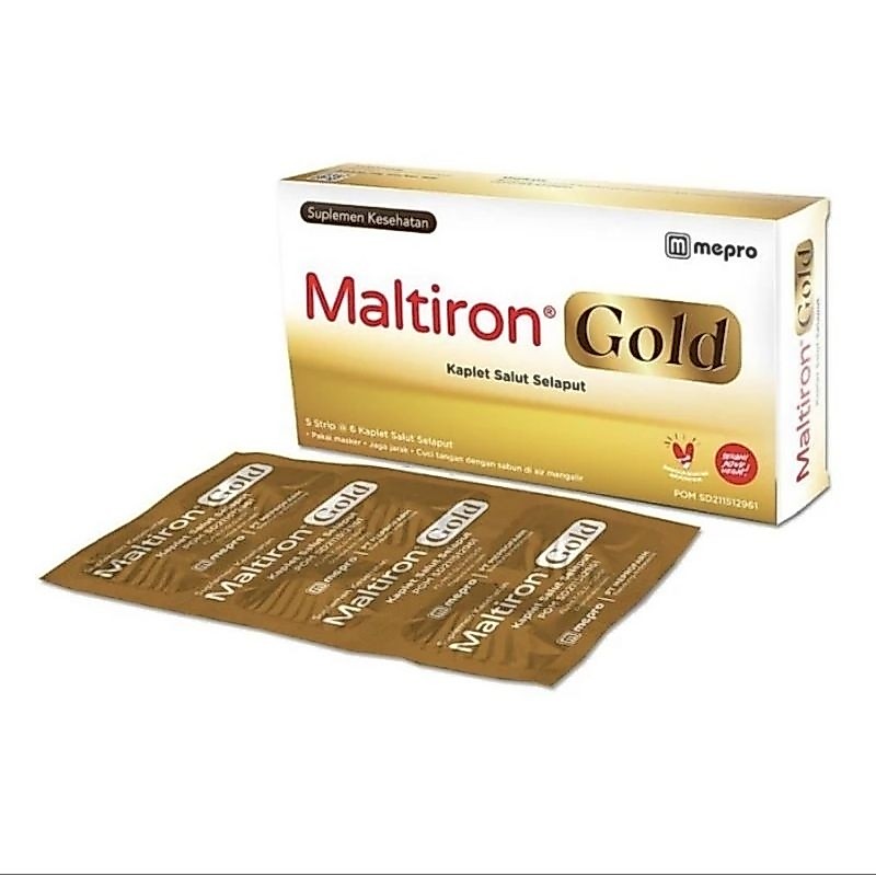 MALTIRON GOLD Multivitamin Buat ibu hamil dan lansia
