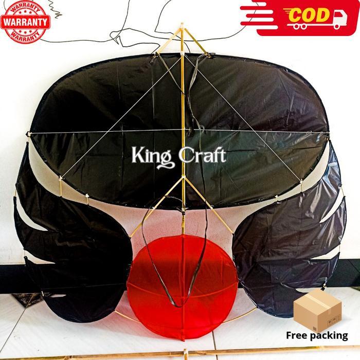Sepesyal bahan layangan Layangan Gapangan Ram Raman Original 80Cm Bonus Sendaren