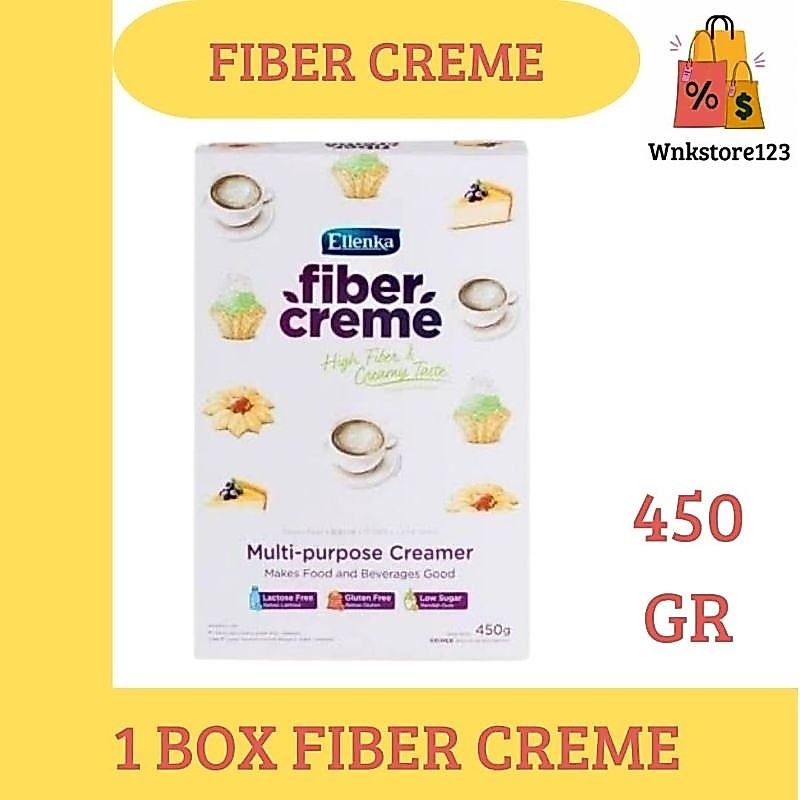 Ellenka fiber creme 1box kemasan 450gr