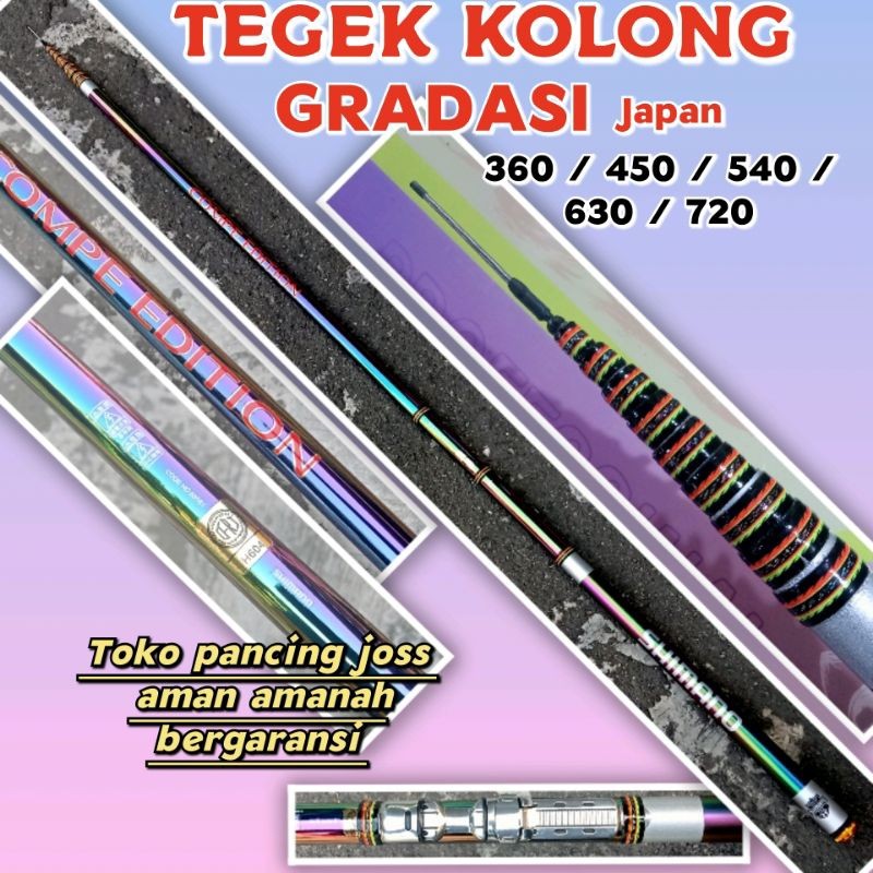 TEGEK KOLONG GRADASI 360 450 540 630 720 ORIGINAL JAPAN