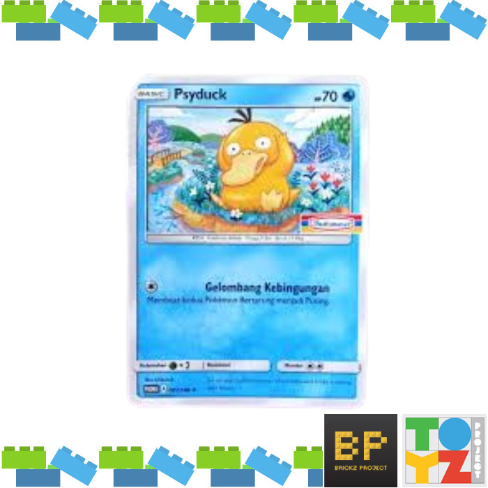 Kartu Pokemon Promo Indomaret Psyduck 007/SM-P - Pokemon TCG Indonesia