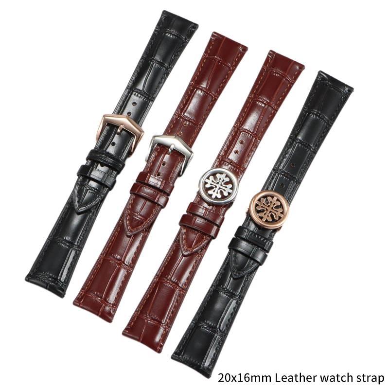 Shengmeirui For Patek Philippe replacement wristband 5227G 5146R 6140G 5002P ZENITH Cowhide Genuine 