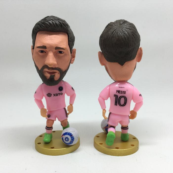 Figur mini LIONEL MESSI Barca PSG Argentina Boneka Pemain Bola - inter miami