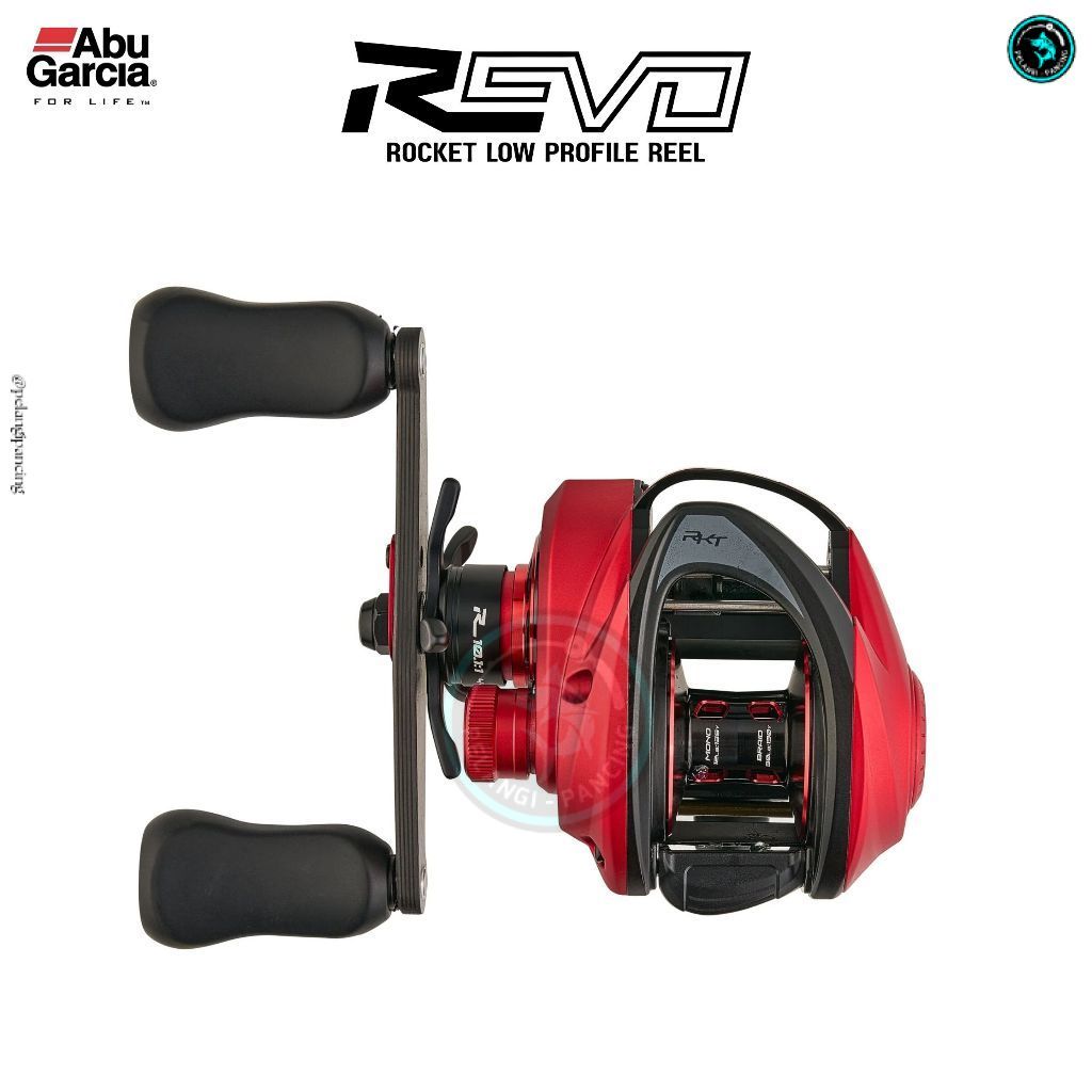 Pelangi Pancing Reel Pancing Low Profile ABU GARCIA Revo5 Rocket Baitcasting BC Mancing Casting Left