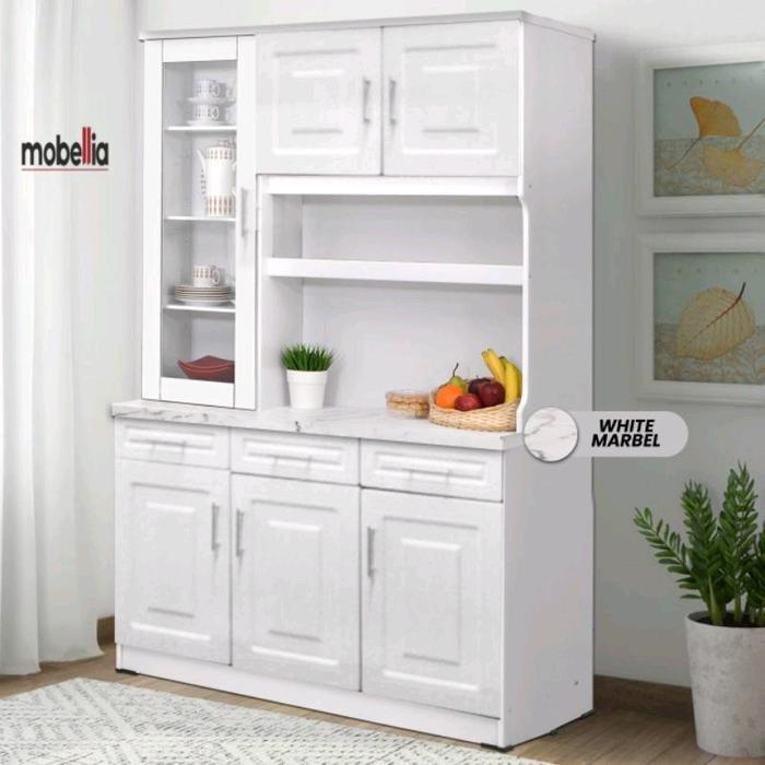Kitchen Set Premium Lemari Dapur Putih Minimalis . - ksc navio 3 door, 3 dan 2 pintu