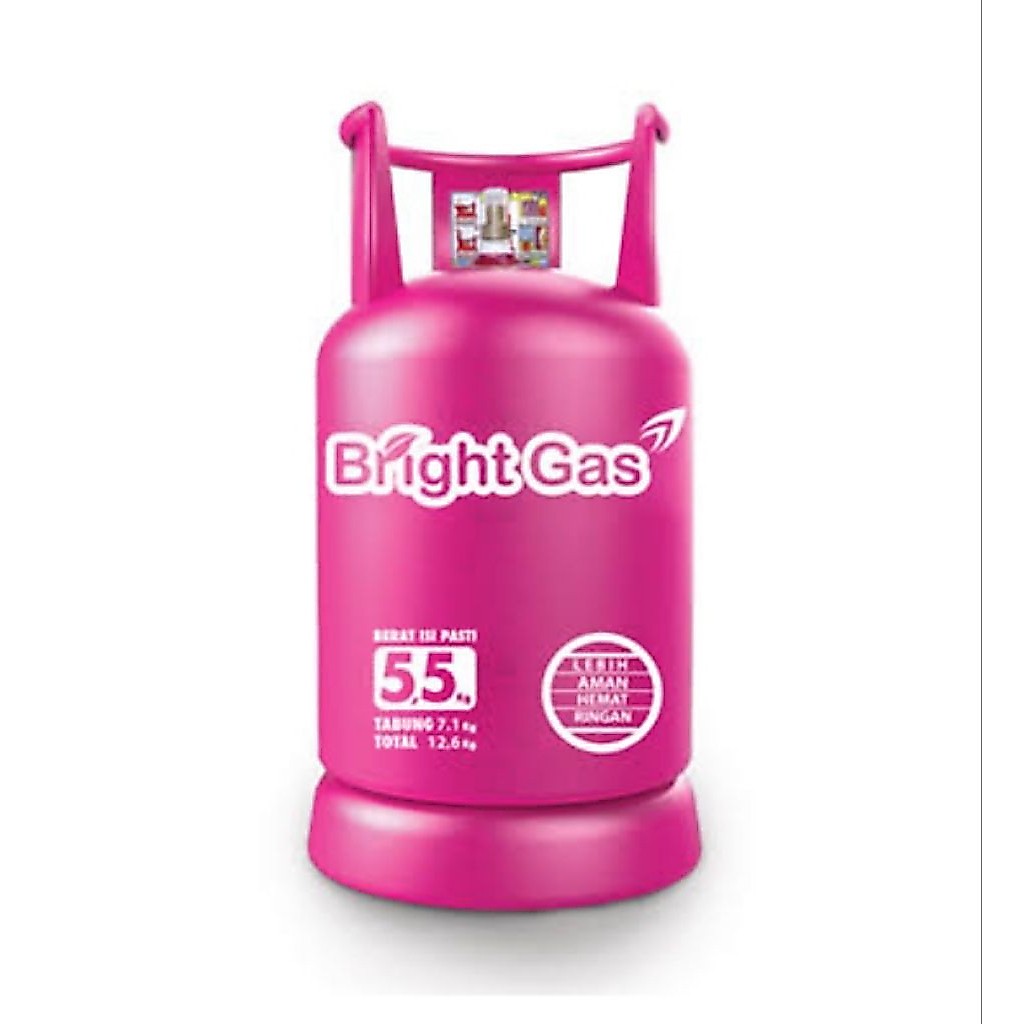 Tabung Bright Gas 5,5kg Pink KOSONGAN Tabung Gas 5,5kg Kosong Tabung 5,5kg Tabung LPG 5,5kg