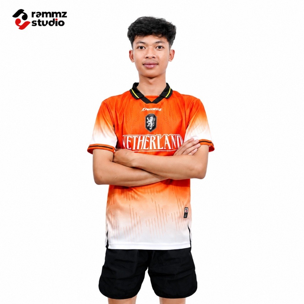 Jersey Bola Belanda Netherlands 2026 Retro Fantasy - Baju Bola Timnas Dewasa Pria Wanita