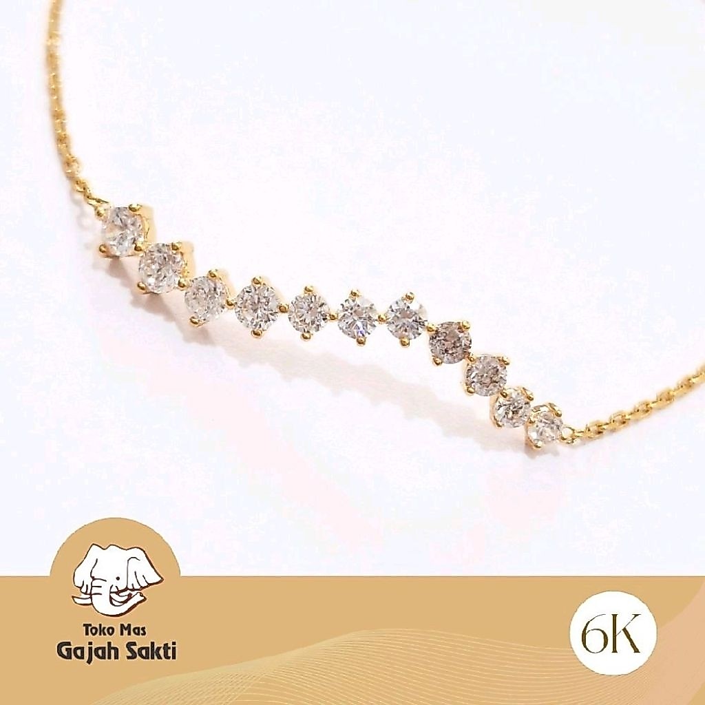 ° GRGR MODEL SERUT CRYSTALLY WAVE - BAR MATA BARIS UKURAN BISA DIATUR BEST SELLER GAJAH SAKTI