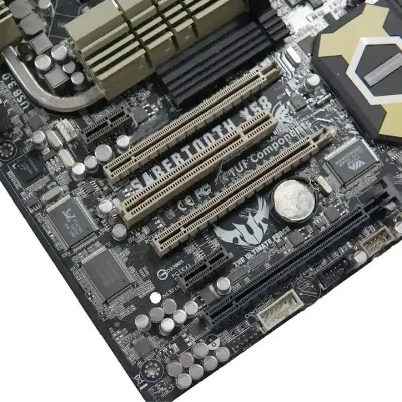 For ASUS SABERTOOTH X58 Motherboard X58 24GB LGA 1366 DDR3 ATX Mainboard 100% Tested Fast Ship