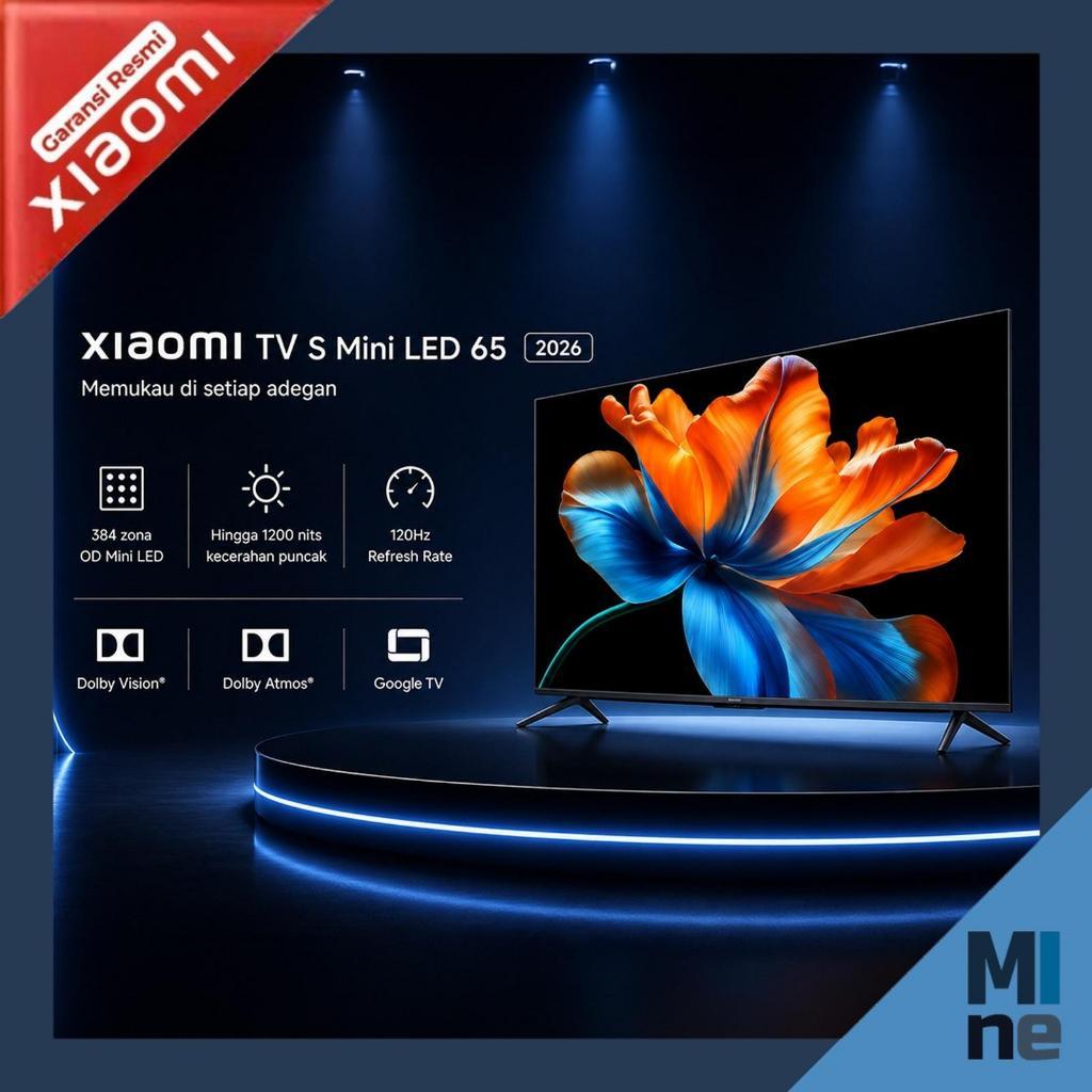 Xiaomi TV S Mini LED 65 Inch 2026 Google TV 4K QD-Mini LED UHD Dolby Audio, DTS-X, HDR10+, HLG, Film