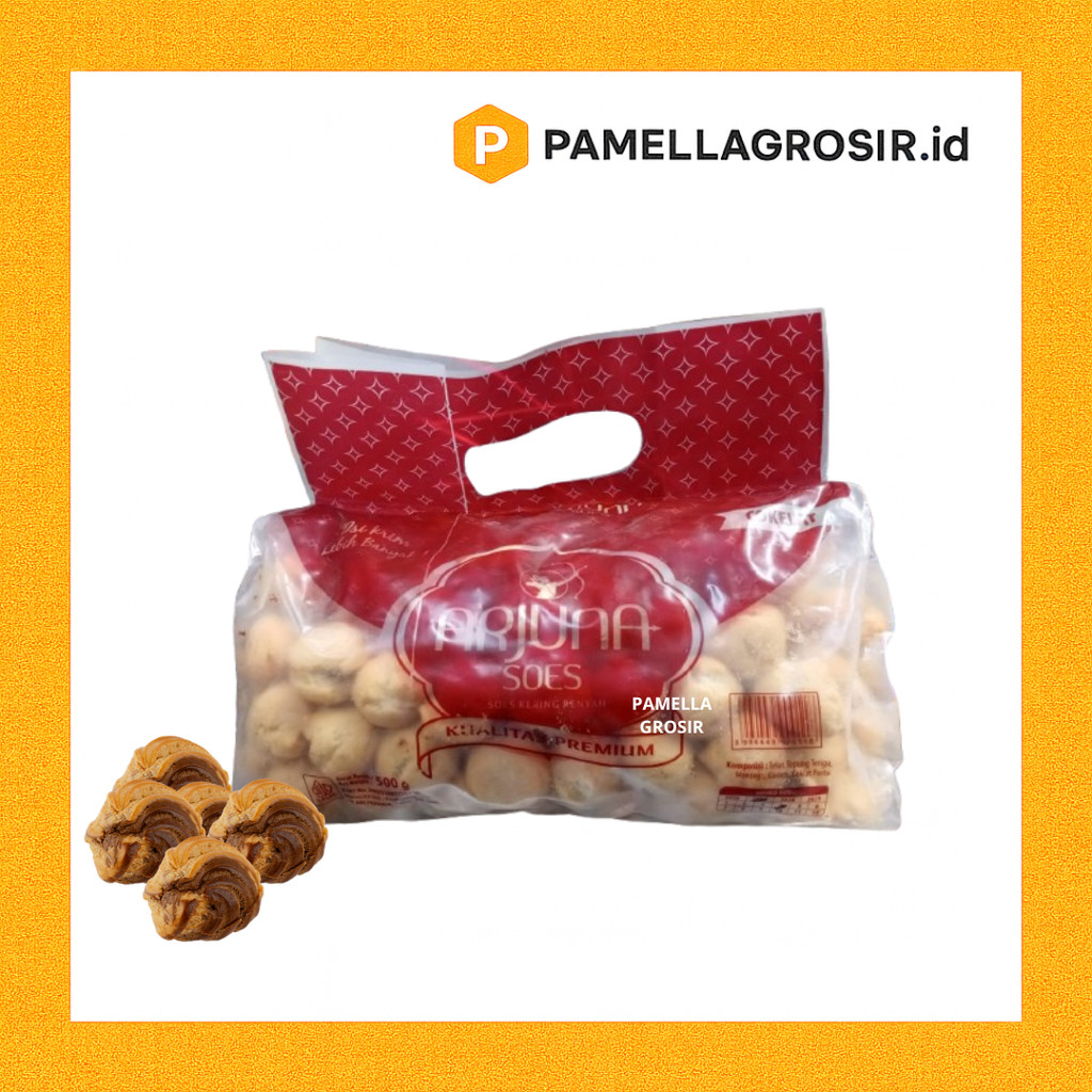 SOES KERING ARJUNA SOES COKLAT 500 GRAM