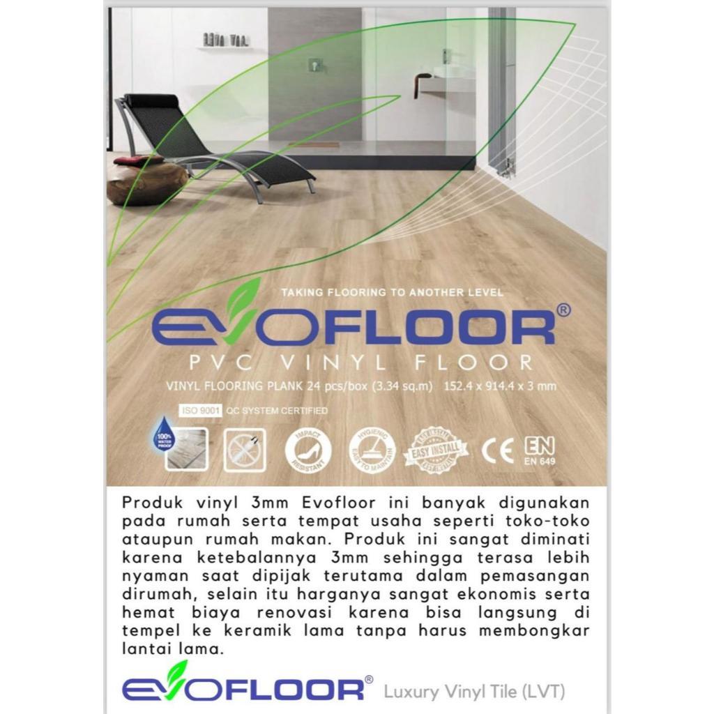VINYL LANTAI EVO FLOOR 3MM / Lantai Vinyl 3mm