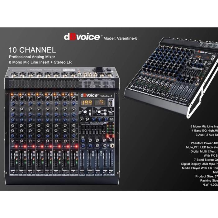 MIXER DBVOICE VALENTINE 8 VALENTINE8 ORIGINAL