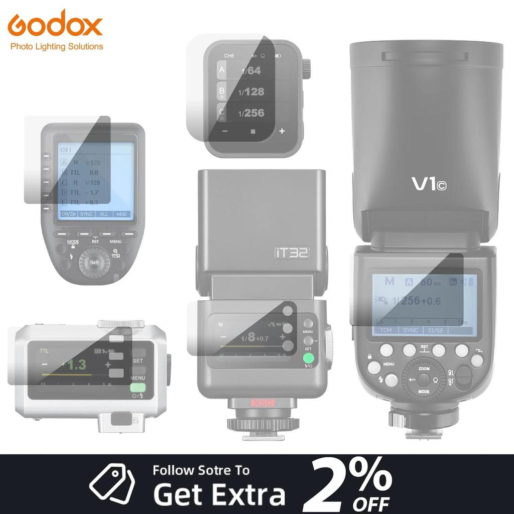Tempered Glass Protective Film For GODOX X3 XPro iT32 iT30Pro V1 V100 V480 V850II V850III V860III TT