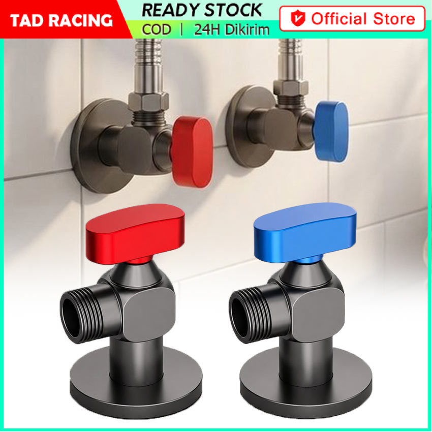 Stop Kran Sudut Angle Ball Valve Kuningan Full Ball Valve Anti Karat Air Panas Dingin Shower Baik Un