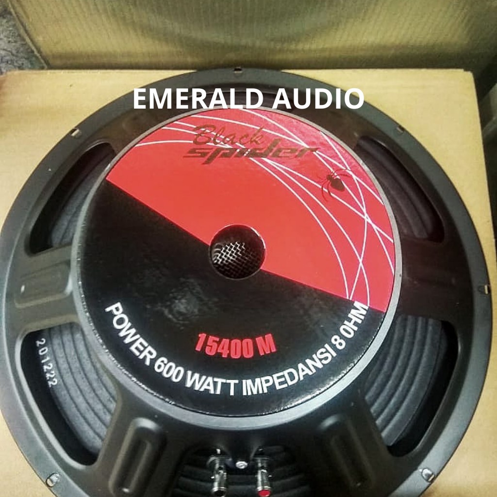 Speaker     Black Spider 400 M/MB/NR 600 watt ngebass