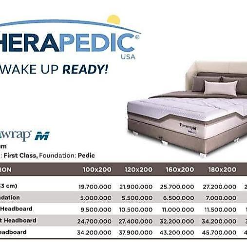 Springbed Therapedic Therawrap M | Kasur Therapedic
