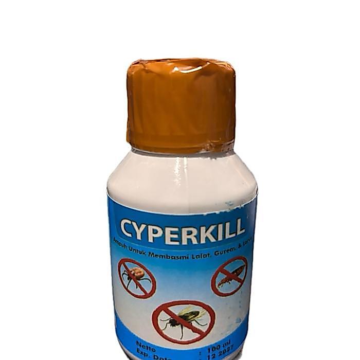 CYPERKILL OBAT ANTI LALAT GUREM LARVA KUTU AYAM PETELUR JAKARTAMEMBASMI KUTU LALAT GUREM LARVA