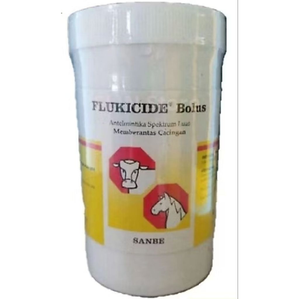 Flukicide bolus flukicide obat cacing sanbe obat hewan