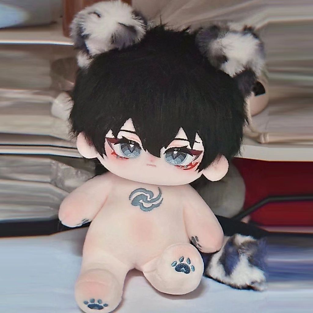 20cm Anime Honkai Star Rail Dan Heng Dress Up Plushie Doll Cartoon Plush Body Doll Clothes Cosplay