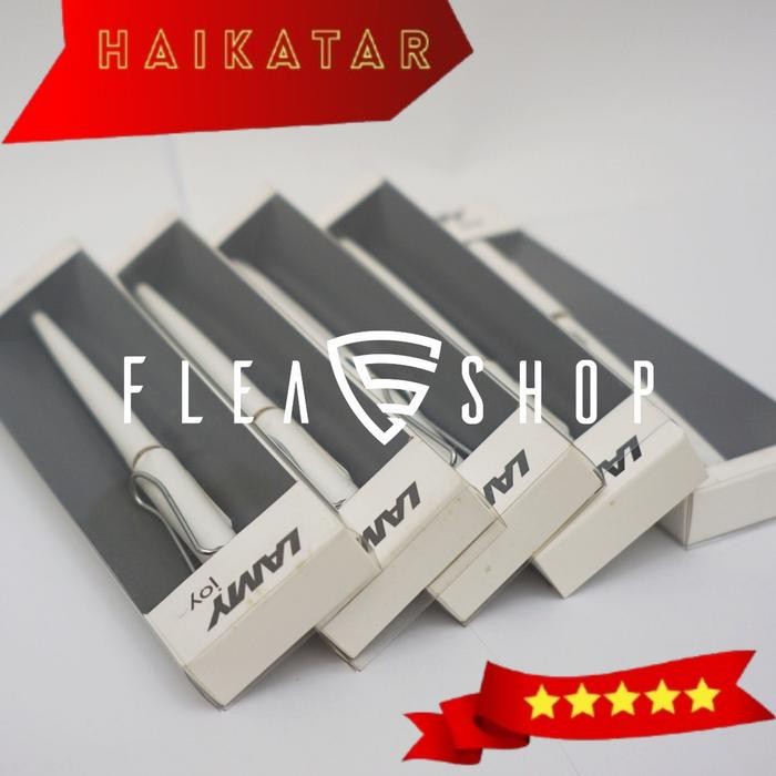 

Lamy joy white special edition fountain pen bolpen kaligrafi original