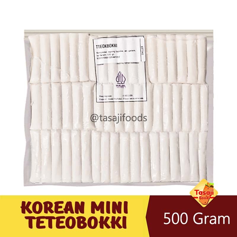

Korean Teteobokki Kecil 6 Cm 500 Gram Topokki Curah Asfar