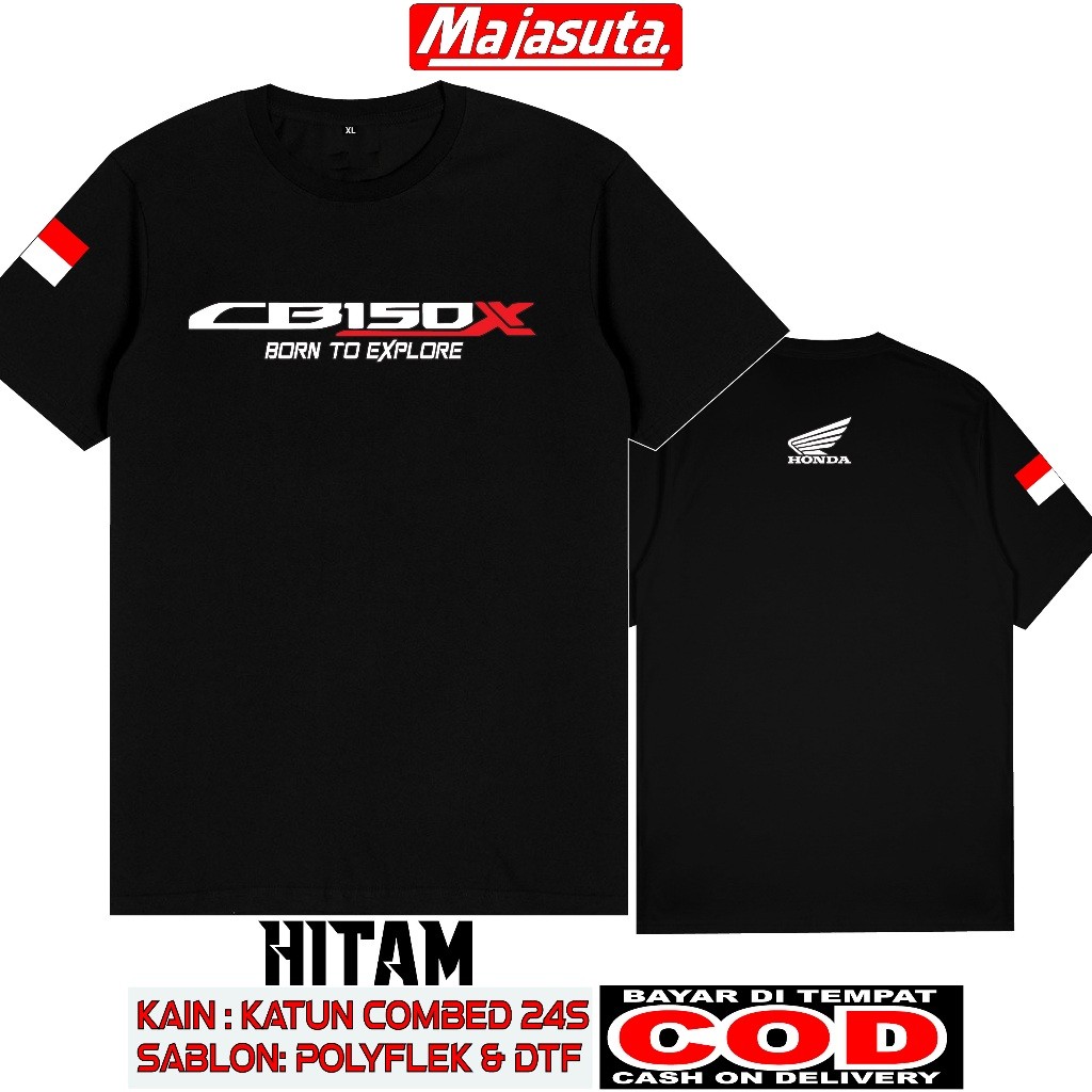 D&G CLOTHS BAJU KAOS HONDA CB150X M1 KATUN COMBED 30S TEBAL//BISA COD//KAOS KOMUNITAS//KAOS CLUB//KA