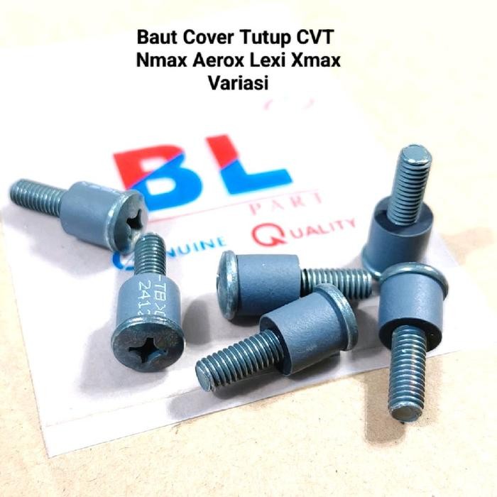 MURAH (10pcs) Baut Cover Tutup CVT Nmax , Aerox, Lexy, Xmax  VARIASI